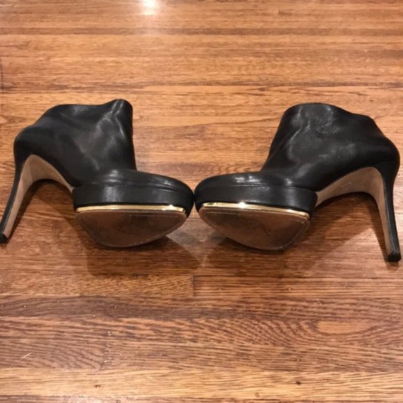 Vince Camuto Metallic Platform Booties, Sz 8.5 - Picture 6 of 7